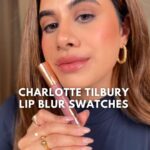 Malvika Sitlani Instagram - Charlotte Tilbury Airbrush Flawless Lip Blur!💄💋 Price Point : 3350/- Available on Nykaa Mini review : I think these lip blurs are super sheer, more like a mousse texture. The formulation is airy and lightweight. It’s not very pigmented, you would have to apply 2-3 coats and still it would not be very loud, which can be a good thing. Also, they are transferable, it does NOT dry down. I personally don’t think I’d reach out for these a lot simply because it’s more sheer than I’d like my lipsticks to be. I like a solid pigment on my lip 🥰 Xx