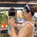 Malvika Sitlani Instagram - It’s just the beginning, baby girl! 😍👙🌊🏖️ A lifetime to go with mama 👩‍👧 . . #goa #vacay #beach #pool