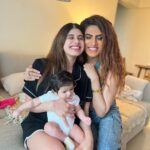 Malvika Sitlani Instagram - Has to be most cherished memory and moment , this !!! I love you my darling baby @malvikasitlaniofficial AND the newest baby and apple of our eyes now , Abigail ❤️❤️❤️. So proud of my Mals for being the best mom to this wonderful Angel and please know that we will all , always be the Godmoms to take care of Abi baby , to spoil her silly (even though you already hate it) because that’s what we do !! And ofcourse also make sure that baby becomes the bestttttt version of HERSELF !! ❤️❤️❤️. I promise to be there for both of you ❤️❤️❤️. Okay before I start crying myself only , I just want to give the biggest shoutout to Aunty Jen ❤️❤️❤️ for being the best Gran AND the best mom and the best support system for Mals and on a daily to all of us as well ! In our signature style , Okkkkay bye ! #bestfriends #bff #baby #babygirl #godmother #godchild #sweetheart #family #friendsforever #friendslikefamily Mumbai, Maharashtra