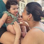 Malvika Sitlani Instagram - Abby’s first trip! ✈️🌎😍 . . It had to be Goa! 👙☀️🏖️ I used to always spend my summers here. And guys she is sucha darling 🥺 She has laughed SO much & it’s so infectious! 🥰 We’re having the best time, so many new firsts! 🥹 Assagao, Goa, India