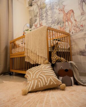Malvika Sitlani Instagram - Our little cozy corner for Abby 👶🏻came to life 🤍🥰

I love how warm and aesthetically pleasing this is! She is my beige baby! 🥰 #Abbika 💕

Nursery designed & styled: @doitup.design 
📸: @jakesitlani @crashboombangdigital
.
.
.
#Abika #NurseryTour #Abby #nurserydecor #nursery #abbigail #DoItUpDesign