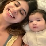 Malvika Sitlani Instagram - This is 31 🫶🏻 Who knew I’d be celebrating my birthday with my daughter 5 years from this moment (Swipe to the last image 🥺) 💕 We had a simple life with no idea of what tomorrow would bring I had just began my content career, earning very minimal - just enough to make half the rent and food 🍲 We still made it work and celebrated these small moments that brought joy to our lives 🥰 Just keep doing what you love, show up authentically every single day and nothing can stop you from designing the life of your dreams 💕 I’m beyond grateful for where I am today 🙏🏻 Every peace of content I put up, I did it with all my heart & continue to do so… For all who have been here with me since then…my OG fam THANK YOU 🫶🏻🎈💕 You changed my life. Thank you for all your birthday wishes 🙏🏻🫶🏻🎈 Onto the other side of 30! yikes! 😬
