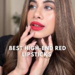 Malvika Sitlani Instagram - 💄🫦 Luxury REDS! 🫦💄  When it comes to choosing the right Red, it depends on your skin’s undertone 😉 It’s simple ❤️ If you’re a warmer undertone on your skin - then opt for warmer toned reds, if you’re on the cooler side then opt for cool toned reds ( blue toned reds also make your teeth look whiter!) 1. @maccosmeticsindia - Russian Red - Matte Finish ( INR 1950/- ) Blue undertone red ❤️💙 2. @hudabeauty - El Cinco De Mayo - Velvet Plush Matte Finish ( INR 2200/- Warm undertone red ❤️💛 3. @diorbeauty - 999 - Liquid Lipstick Matte Finish ( INR 3700/- ) ❤️🧡 Neutral red with a touch of orange, warm undertone I honestly, love all of the above! 💋💄 It truly depends on the finish and price point! You can check them out on their respective websites or on Nykaa, Tira, Amazon, Myntra 🩷