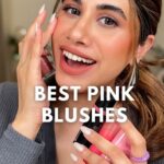 Malvika Sitlani Instagram - Pink Blushes forever!🩷🫶🏻 1. Nudestix - Cherie 2. Huda Beauty - Proud Pink 3. Pixi On The Glow - Fleur 4. Rare Beauty Soft Pinch Blush - Hope 5. Rare Beauty Stay Vulnerable Melting Blush - Nearly Neutral All these blushes are available on their respective websites, Nykaa & TIRA