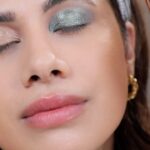 Malvika Sitlani Instagram - Sparkly green eyes! 🎄❄️🫶🏻 BASE @letshyphen Barrier Care Cream - Normal to Dry Skin @mynykaa Skin Potion 24k Gold Facial Oil Golden Glow @elfcosmetics Cosmetics Power Grip Primer @charlottetilbury Hollywood Flawless @bobbibrownindia Vitamin Enriched Eye Base Primer: @smashboxindia Photo Finish Primer FACE @smashboxcosmetics Halo Healthy Glow All-in-one Tinted Moisturizer - Light Neutral - @dior Diorskin Forever Natural Nude Fluid Foundation 2.5 Neutral @houseofmakeupofficial Zoom In Crease-Free, Creamy Concealer - M01 @narsissist Radiant Creamy Concealer - M1 Medium Custard @givenchy Prisme Libre Mat-finish & Enhanced Radiance Loose Powder - Voile Rose @rarebeauty Warm Wishes Effortless Bronzer Stick - Happy Sol @nudestix Nudies Bronze All Over Face Color - Terracotta Tan @maybelline Face Studio Master Chrome Metallic Highlighter - Molten Gold @charlottetilbury Airbrush Flawless Setting Spray EYES @benefitcosmetics Goof Proof Eyebrow Pencil - 05 Deep @benefitcosmetics Gimme Brow+ Brow-Volumizing Fiber Gel Mini - 4 Warm Deep Brown @hudabeauty Empowered Eyeshadow Palette @kaybykatrina Multi Texture Eyeshadow Palette - Celestial @charlottetilbury Eyes To Mesmerise - Amber Gold @benefitcosmetics Fan Fest Fanning & Volumizing Mascara LIPS @faebeautyofficial Lip Whip 12H Matte Liquid Lipstick - Buns