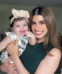 Malvika Sitlani Instagram - Abby being Abby! 😅🥹🫶🏻 Happy 6 months my sugar cookie 🍪 🩷🎂 This week has been extremely challenging for her health wise, but she is the bravest girl and is feeling so much better ❤️‍🩹 I truly have never witnessed strength like hers. Babies have a way of making us SO incredibly courageous. You are truly the light I needed in my life Abby. You are everything & more 🫶🏻 I’ve never known a love like this & I’m so lucky that I get to have you for the rest of my life 💛 PS : She is one naughty lil girl 😅👀🤸🏻‍♀️ Full of masti! 😆 Her fav Nonna is behind the camera making funny faces 😅🥹 @jenifercaroline7