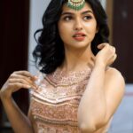 Mamitha Baiju Instagram - ✨ . Wearing @t.and.msignature Jewellery: @keyaa_by_kartika Styled by : @sabarinathk_ HMU: @jo_makeup_artist Clicks: @rahulphotography_official