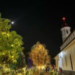 Mamitha Baiju Instagram - Christmas in hometown🎄✨ Making it special with carol , amma's food & the full moon🌝 Ps: Its always the blurred ones! 😍 Christmas 'paapas': @mithun.baiju @travel__beast_