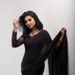 Mamitha Baiju Instagram - Lady in black is 🖤 Styling @styyledbyjoe @joe_elize_joy Photographer @plan.b.actions @jibinartist MUAH @amal_ajithkumar Outfit @roohofficial_ Neckpiece @titli.flutteringwings Rings @kaya_online_ Makeup assistant @aju_popz______ Studio @plan.b.actions