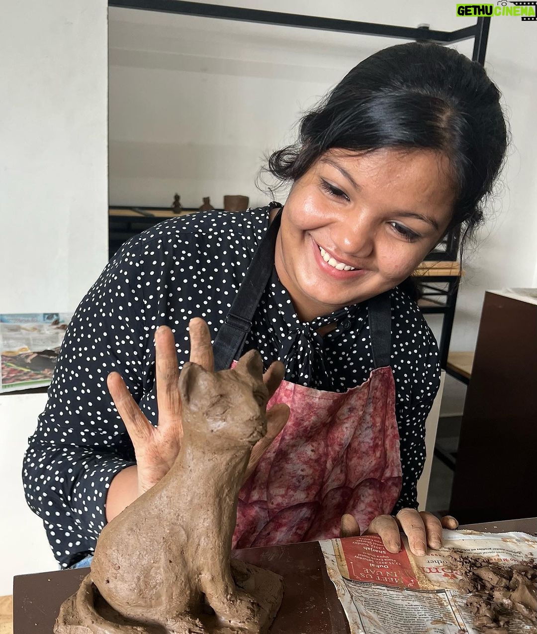 Mamitha Baiju Instagram - Clay art!! Its so therapeutic🥹😮💨❤️ #lastyearthismonth