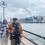 Manava Naik Instagram - Happy Wedding Anniversary! Parents and the Samuel Beckett bridge in Ireland. #parents #weddinganniversary #ireland🍀 #samuelbeckett #travel #life #lifegoals