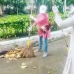 Manava Naik Instagram - I was at the collector's office today along with the BMC officers and did 1 hour of #shramadaan #swachabharatabhiyan #india #citizen #mycountry
