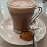 Manava Naik Instagram - My cup runneth over… 🩷 # tea time # cafés # hot chocolate