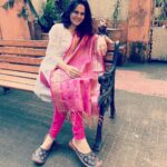Manava Naik Instagram - Work hard so you look happy! #happy #work #hardwork #happiness #day #salwarkameez #pink