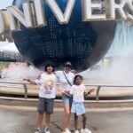 Mandira Bedi Instagram – Whirlwind few days at #singapore with @harmeet.s.bedi.1 and @dipsbedi ! Thank you fam.. we love you ❤️🧿 Kids had a blast at #sentosa at @universalstudiossingapore and the @skylinelugesingapore ! Fun fun! ❤️🙌🏽🤸🏿‍♂️🧿