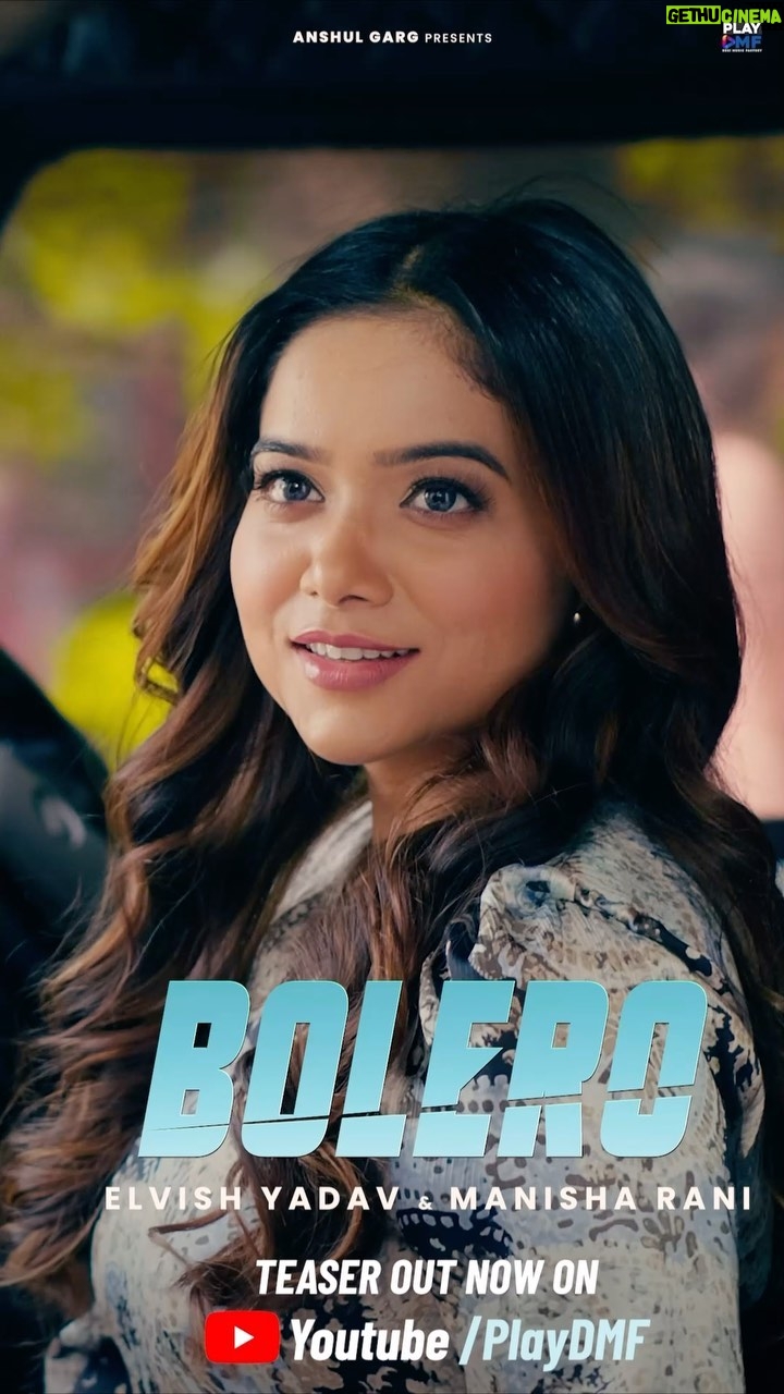 Manisha Rani Instagram - Letโs make your feet tap and hips sway, Bolero is on its way๐๐บ๐ป ๐ Teaser Out Now exclusively on @Playdmfofficial YouTube Channel. Full song out on 20th October 11 am! Stay Tuned ๐ถ @elvish_yadav @manisharani002 @aseeskaurmusic @preetinderofficial @anshul300 @iamrajatnagpal @babbu11111 @nitishraizadaa @vickysandhudesigns @amitkridey @ingrooves_india @raghav.sharma.14661 #Bolero #elvisharmy #manisharani #aseeskaur #preetinder #staytuned #comingsoon #playdmf