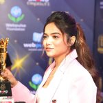 Manisha Rani Instagram - I'm overwhelmed with joy and would like to convey my heartfelt appreciation to the industry leaders awards for honoring me with the Reality Show Entertainer Award of the Year. My gratitude to my fans and family knows no bounds, and I'll forever cherish their unwavering support. @brandempower.in #IndustryLeadersAwards #ILA2023 #brandempower Outfit - @vidhicollection_lokhandwala