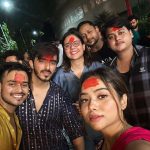 Manisha Rani Instagram - Ganpati bappa morya 👏 Thanku Bhagwan ji for everything❤️aur ayse hi apna pyar aur aashirwaad apni beti par hmesha bnaye rakhyega ! Outfit - @the_adhya_designer Lal Bagh Cha Raja