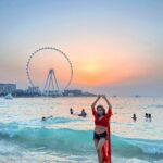 Manisha Rani Instagram - Shine like the whole universe is yours! Marina beach dubai