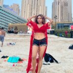 Manisha Rani Instagram - Shine like the whole universe is yours! Marina beach dubai