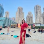 Manisha Rani Instagram - Shine like the whole universe is yours! Marina beach dubai