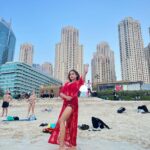 Manisha Rani Instagram - Shine like the whole universe is yours! Marina beach dubai