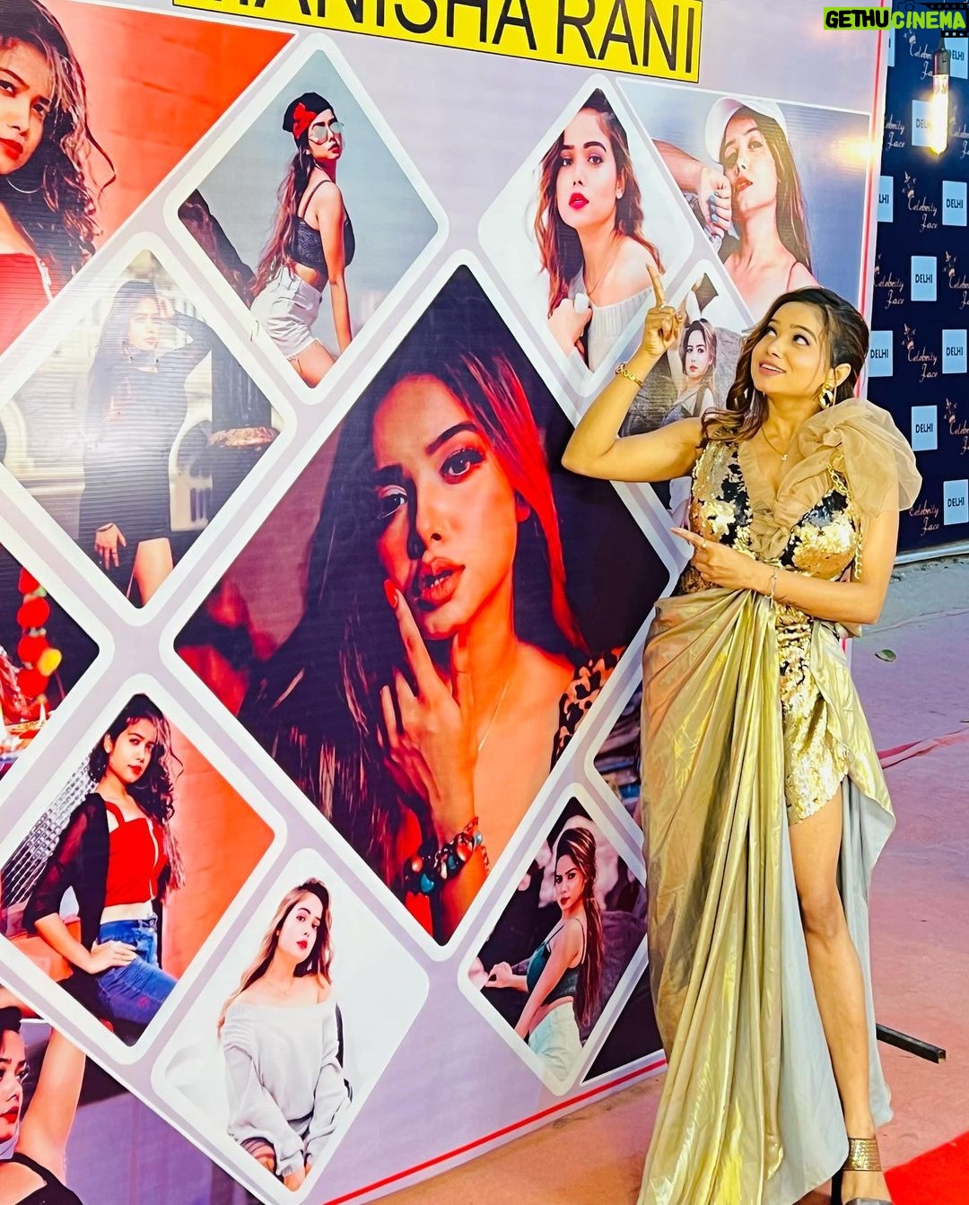 Manisha Rani Instagram - Thanku so much to the entire team of @celebrityface ,specially @irakeshdwivedi ji & to all my loving fans ❤️thanks alot for giving me soooo much love & respect ❤️ Costume designer - @sumanfashionmaker Makeover - @makeoverbymamtasaini Delhi, India