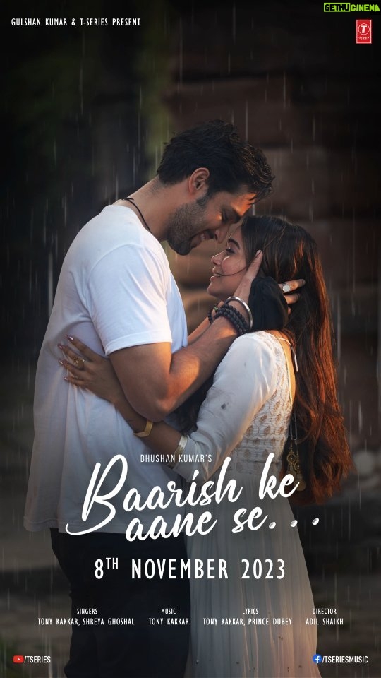 Manisha Rani Instagram - Get ready to be drenched in love as #BaarishKeAaneSe pours its melodious magic on 8th November! ☔️🎶❤️ #tseries #BhushanKumar @tonykakkar @shreyaghoshal @the_parthsamthaan @manisharani002 @princedubey1412 @adil_choreographer @aliza_shaikh_rimpy @maneeshbhattofficial @sarkarroman @shake_entertainment @shakeandcut_post @oswin_cuts #featherfeetentertainment @ppllike.us