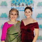 Manjari Fadnnis Instagram - Here are some from the opening night of the DC South Asian Film Festival. Jewellery : @the_jewel_gallery #filmfestival #dc #washingtondc #southasianfilmfestival #manjarifadnis #chaltirahezindagi #indian #indianactress