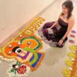 Manjari Fadnnis Instagram - Happy Diwali ❤️ Outfit : @bohemybymichelle #diwali #indianfestival #indian #rangoli #art #artist