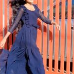 Manjusha Martin Instagram – Cute dress from @vamika_fashion 🥰
Cam @maneeshamartin1 🥰