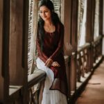 Manjusha Martin Instagram - Myself ❤️ Clicks in between Shoot❤️ UCC Aluva