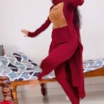 Manjusha Martin Instagram – Oru poo matram ❤️ dress @iva__collections ❤️really nice material ❤️ Cam @rani.martin6  Amma ❤️