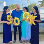 Manjusha Martin Instagram – Touched!!!! Thankful for all those love and support that are showered upon us..Reached one of the milestones..500k YouTube Fam❤️🥰
📸 @binitha_ajith ❤️