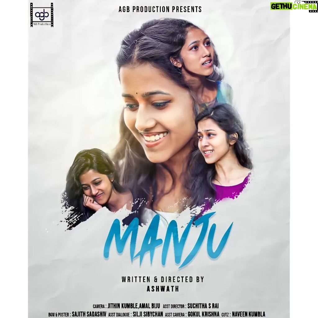 Manjusha Martin Instagram - Like its said "If you can dream it, you can do it" Here comes Manju with lots of dreams in mind and hopes in her eyes COMING SOON Need all your supports and love ❤ @agb_productions_ Presents 🦋M A N J U🦋 WRITTEN & DIRECTED BY @as_h_wa_th Camera : @Jithin_kumble & @time_s_breaker Editor : @naveen__cf Asst . director : @Suchitha_s_rai bgm & Poster design : @its_sajith_sdv