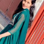 Manjusha Martin Instagram – Pudhu Metro Rail ❤️‍🔥 wonderful outfit from @rrs_online_wear 💚 cam @rani.martin6 🥺😚
