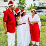 Manjusha Martin Instagram - “She will give birth to a son,and you will call him JESUS,because he will save his people from their Sins.” We wish you all a Beautiful and Unforgettable “MerRy 🎄 ChristmAs” 📸 @vishnurajeevan____ ☺️