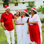 Manjusha Martin Instagram - “She will give birth to a son,and you will call him JESUS,because he will save his people from their Sins.” We wish you all a Beautiful and Unforgettable “MerRy 🎄 ChristmAs” 📸 @vishnurajeevan____ ☺️