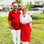 Manjusha Martin Instagram - “She will give birth to a son,and you will call him JESUS,because he will save his people from their Sins.” We wish you all a Beautiful and Unforgettable “MerRy 🎄 ChristmAs” 📸 @vishnurajeevan____ ☺️