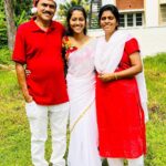 Manjusha Martin Instagram - “She will give birth to a son,and you will call him JESUS,because he will save his people from their Sins.” We wish you all a Beautiful and Unforgettable “MerRy 🎄 ChristmAs” 📸 @vishnurajeevan____ ☺️