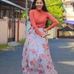 Manjusha Martin Instagram – 👗 🥰 Amma’s Creation 📸@maneeshamartin1 😘🤩
