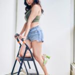 Manvita Kamath Instagram - #iykyk @sandeep.mv 😛 . . @varshini_janakiram @sandeep.mv @_sunburstt_ @abhilasha_kulkarni @makeupbyabhilasha @harshasingh512