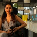 Manvita Kamath Instagram – Golden hour and my evening savior βοΈβ¨
.
.
.
#goldenhour #goldenhourglow #coffee
.
.
Photography by our beloved still photographer from the sets of my next film #oneandahalf ! @maruthi.photography
Wearing @mileenia.official
Styled by @varshini_janakiram
@stilerush_by_varshinijanakiram @charny_make_urself_heard
Mua @art_by_rekhakarthik
Hair @geetha_celebritymakeover
Assisted by @mallikarjuna.gowda.140 π