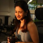 Manvita Kamath Instagram – Golden hour and my evening savior ☕️✨
.
.
.
#goldenhour #goldenhourglow #coffee
.
.
Photography by our beloved still photographer from the sets of my next film #oneandahalf ! @maruthi.photography
Wearing @mileenia.official
Styled by @varshini_janakiram
@stilerush_by_varshinijanakiram @charny_make_urself_heard
Mua @art_by_rekhakarthik
Hair @geetha_celebritymakeover
Assisted by @mallikarjuna.gowda.140 🍀