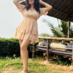 Maryam Zakaria Instagram - I don’t wanna leave this beautiful place 😍 #goa #lastday #travelphotography #traveldiaries #beautifuldestinations #beach #photoshoot #ootd #summerdress Mandrem Beach, Goa