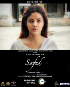 Meera Chopra Instagram - Bound by society's strict rules, an extraordinary love story awaits to unfold! Premieres 29th December, only on #ZEE5 #SafedOnZEE5 @verma.abhay_c @meerachopra @barkhasengupta @chhaya.kadam.75 @jameel.mumbai @officiallegendstudios @anandpandit ajay.harinathsingh @vinod.bhanushali @hitz.music.official @zafarmehdishaikh @the_vishal_gurnani @juhiparekhmehtaofficial @zee5global