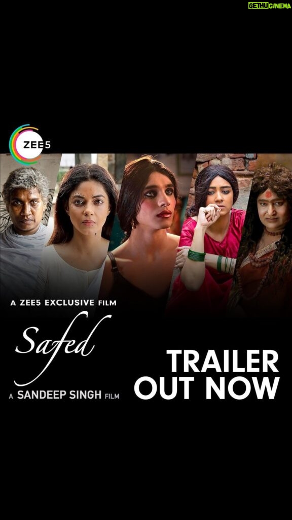 Meera Chopra Instagram - In the dark shadows of society, #Safed throws light on the unimaginable love story of a widow and a transgender Brace yourself for the powerful musical journey of intense emotions, Directed by @officialsandipssingh premiering exclusively on @zee5 on 29th December. #SafedTrailer Out Now. @verma.abhay_ @meerachopra @barkhasengupta @chhaya.kadam.75 @jameel.mumbai @officiallegendstudios @anandpandit #AjayHarinathSingh @vinod.bhanushali @hitz.music.official @zafarmehdishaikh @the_vishal_gurnani @juhiparekhmehtaofficial @Zee5global @Safedthefilm #SafedOnZEE5