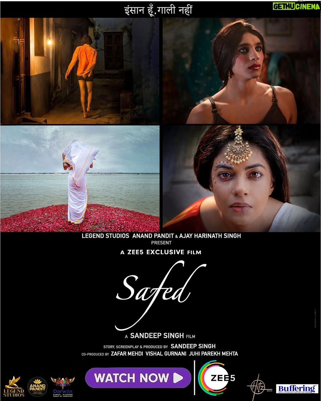 Meera Chopra Instagram - #Safed is everywhere. Watch now on @zee5 A film by @officialsandipssingh @verma.abhay_ @meerachopra @barkhasengupta @chhaya.kadam.75 @jameel.mumbai @officiallegendstudios @anandpandit ajay.harinathsingh @vinod.bhanushali @hitz.music.official @zafarmehdishaikh @the_vishal_gurnani @juhiparekhmehtaofficial @Zee5global @Safedthefilm #SafedOnZee5
