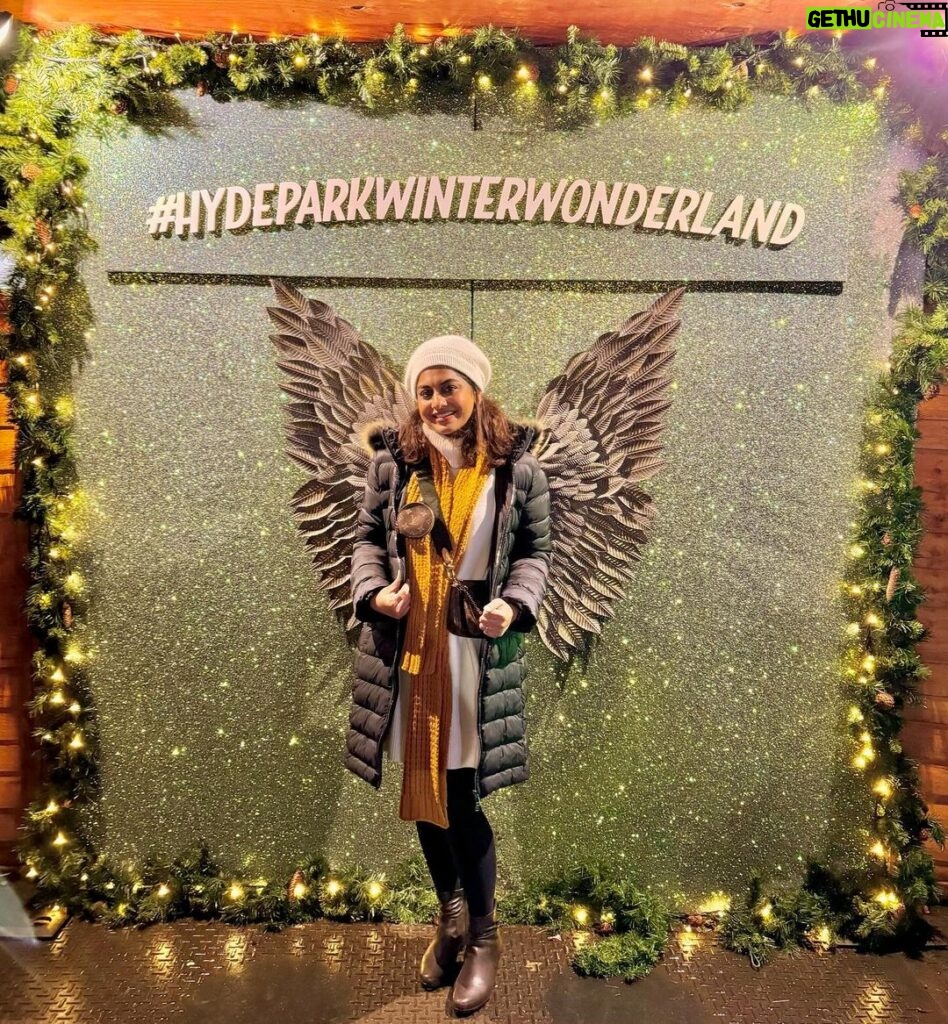 Meera Nandan Instagram - My kinda wonderland #winterwonderland #london #christmasinlondon #makingmemories #love #positivevibes #happygirl #mulledwine Hyde Park Christmas WinterWonderland