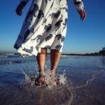 Meera Nandan Instagram - Waves and shadows 🌊 @shamseersiddique @unnips #beach #love #instagood #waves #shadows #dubaibeach #happiness #onlylove #positivevibes #dubai #sea #ocean #allheart Dubai, United Arab Emirates